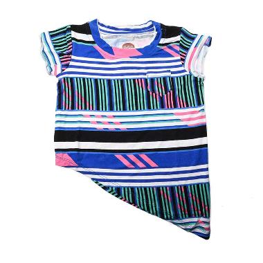 Keinna Milano Asymetric Tee Atasan Anak Perempuan