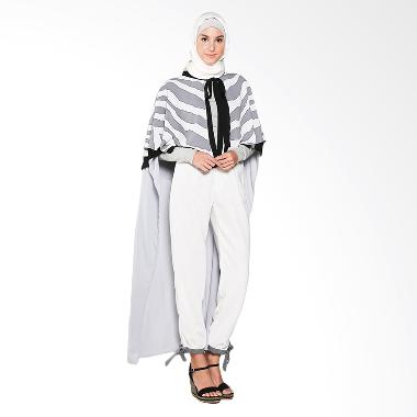 KIA by Zaskia Sungkar Faiqah Cape Atasan Muslim - Motif Grey