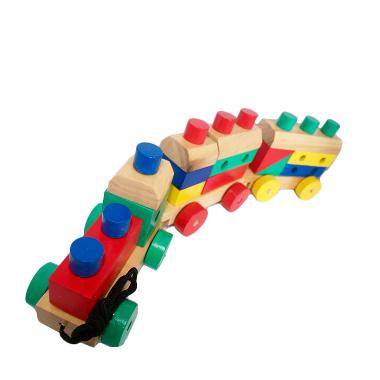 Mainan Edukasi Anak-Kereta Kayu 5 in 1 Mainan Anak