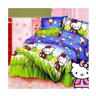 King Katun Motif Hello Kitty Garden Sprei