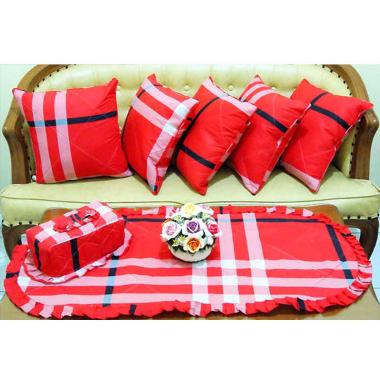 Kingsprei Sofaset Burberry Supernova - Merah