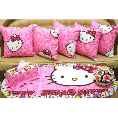 Kingsprei HK Leopard Set Sofa - Pink