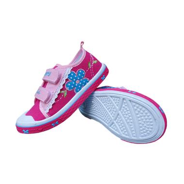 Kipper Tipe KP 101 Sepatu Anak Perempuan Slip On - Merah Muda