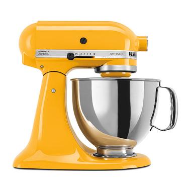 Kitchen Aid 5KSM150PSYP Artisan Ser ... and Mixer - Yellow Pepper
