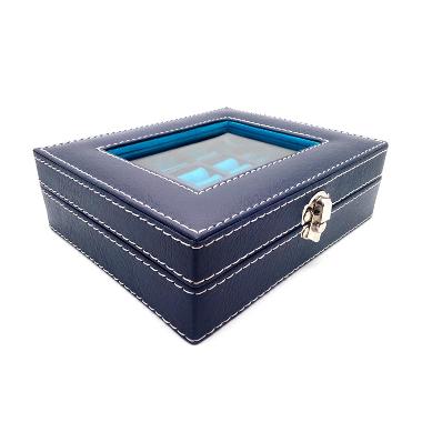 Kualitas Super Kotak Box Cincin Batu Akik Biru [isi 20]