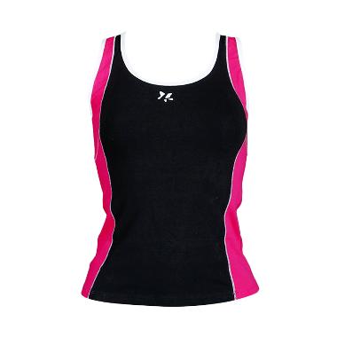 Lasona BRP-2850-C Baju Atasan Panjang Senam Wanita - Black Pink10
