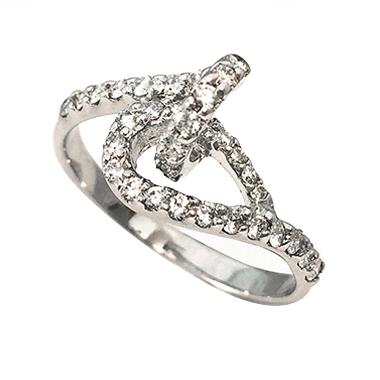 Lavish R13432 Cincin Berlian Emas Putih 18K