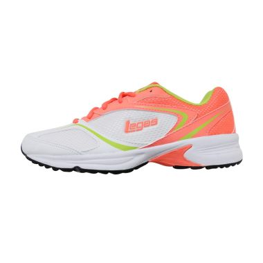 League Legas Series Neptune LA W Orange Putih Sepatu.