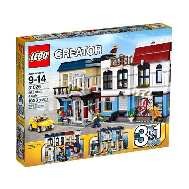 LEGO Creator 31026 Bike Shop & Café Mainan Anak Multicolor