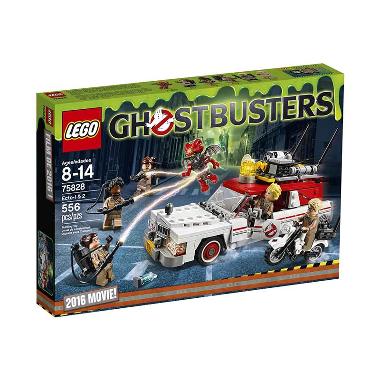 Lego Ghostbuster 75828 Ecto-1 & 2 Mainan Anak