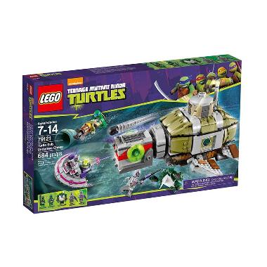 LEGO Teenage Mutant Ninja Turtles 79121 Turtle Sub Undersea Chase Mainan Blok dan Puzzle Multicolor
