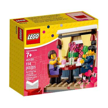 LEGO Valentine's Day Dinner 40120 Mainan Blok & Puzzle