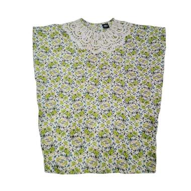 Little Superstar Khamilah Caftan Flower Pakaian Anak Perempuan - Green