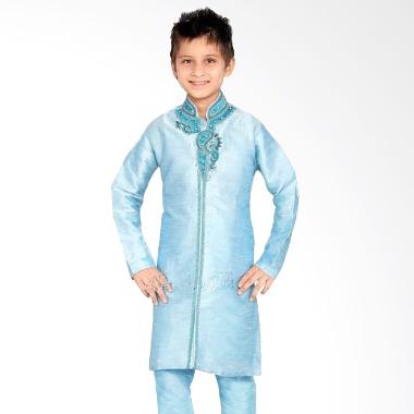 L.Nice Koko Boys Set Pants Setelan Koko Anak - Light Blue