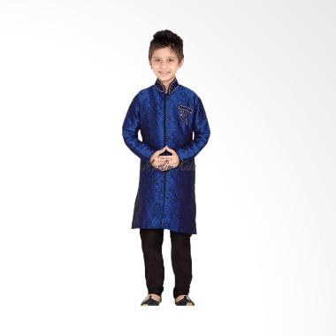 LNice Boys Atasan Pants Set Koko Anak - Dark Blue Black