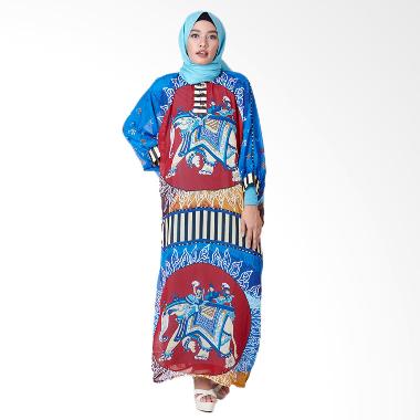 Loe Little Bagdad Dress Muslim - Biru-Merah