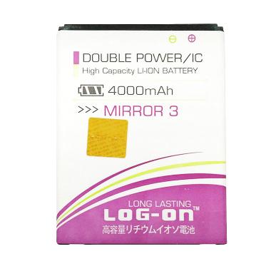 Jual Log On Double Power Batery for Oppo Mirror 3 [4000 