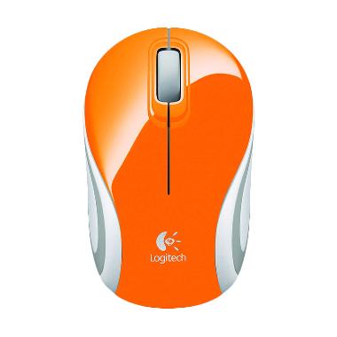 Logitech M187 Orange Wireless Mouse