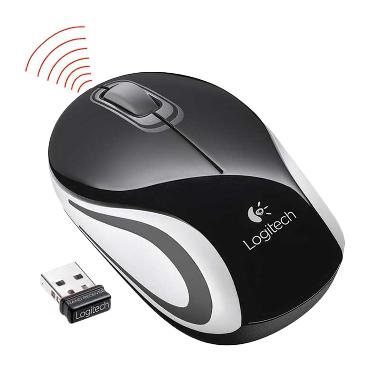 Logitech M187 Wireless Mouse - Hitam