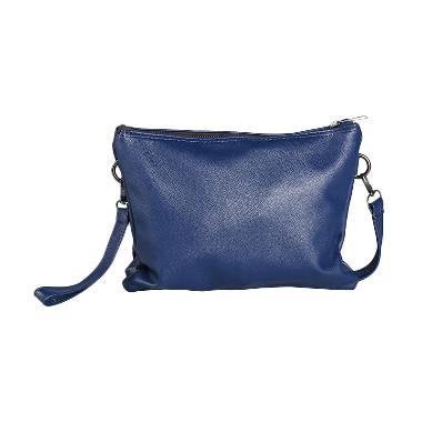 Louvre Paris Caviar 3 Compartment BLI-001-006 Tas Selempang - Navy