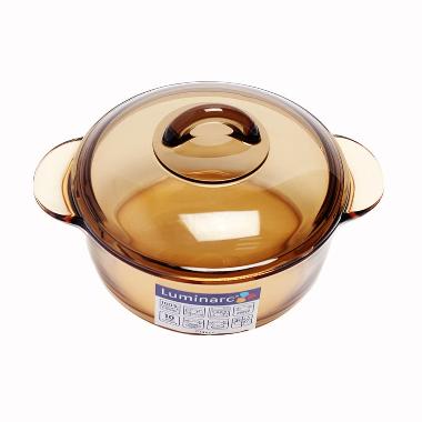 Luminarc Vitro - Blooming Casserole Amber (1 Liter)