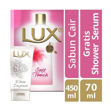 Jual LUX Soft Touch Refill Sabun [450 mL] + Free White