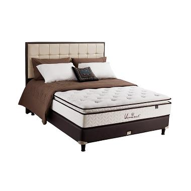 Luxio Vermont Kasur Springbed [Full Set/160x200 cm/Khusus Jabodetabek] White