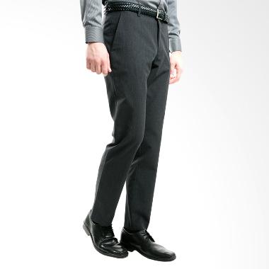 Manly Colberg Slim Fit Trouser Celana Panjang Pria - Black