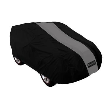 Mantroll Cover Mobil for Honda BRV - Hitam Strip Abu