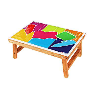 Mao Kayu Stationary Meja Belajar Lipat