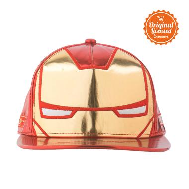 Marvel Snapback Iron Man Glow In the Dark Cap Topi Anak