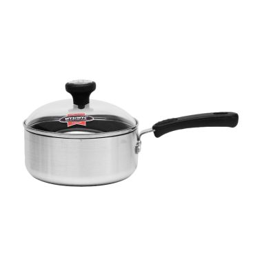 Maxim New Commercial Panci Teflon 18cm/2Qt Sauce Pan + Tutup Kaca