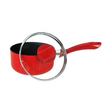 Maxim New Eleganza Red Saucepan 18 cm/2L - Panci