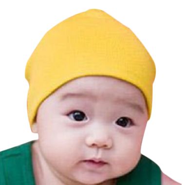 Melvieshop Polos Kuning Topi Bayi ...