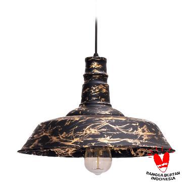 Mendekor Biak Pendant Light Lampu Gantung - Black Ochre