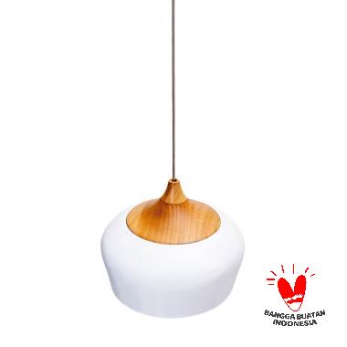 Mendekor Pendant Light Dolak Lampu Gantung - Putih