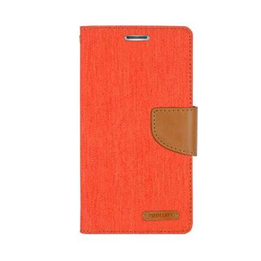 jual mercury canvas diary flip cover casing for samsung galaxy 2 orange harga jual mercury canvas diary flip cover casing for samsung galaxy 2 orange harga