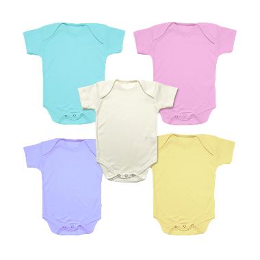 Miabelle Bodysuit / Jumper Lengan Pendek Isi 5 Pcs ...