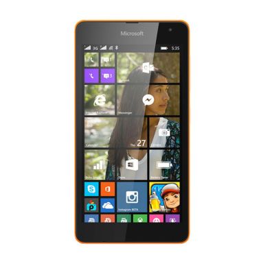 Jual Microsoft Lumia 535 Smartphone - Orange [8 GB/Dual 