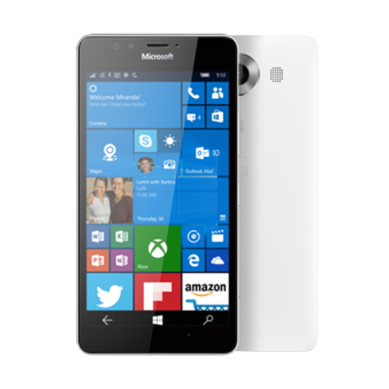 Jual Microsoft Lumia 950 Smartphone - White [32GB/ 3GB