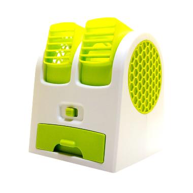 MiiBox Mini Fan Air Conditioning de ... A Battery Powered - Hijau