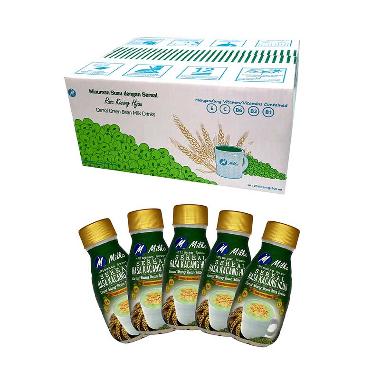 Jual Milko Kacang Ijo Minuman Susu Sereal [200 mL/20 Botol] Online