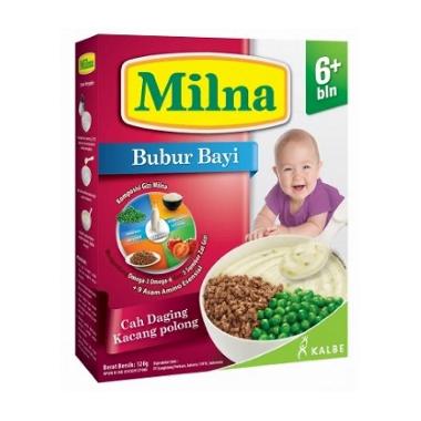 Jual Milna Bubur Bayi Cah Daging Kacang Polong [120 gr