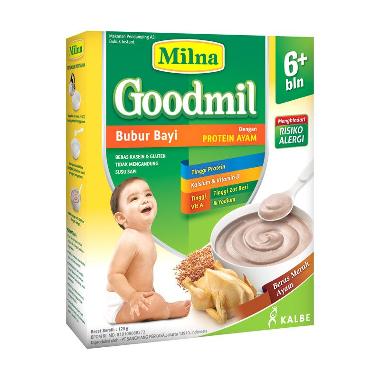 Milna Goodmil Beras Merah Ayam Bubur Bayi [120 g]
