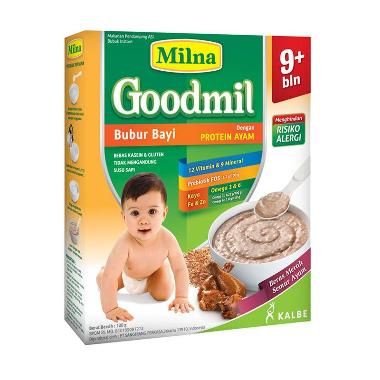 Jual Milna Goodmil Beras Merah Semur Ayam 9+ Bubur Bayi