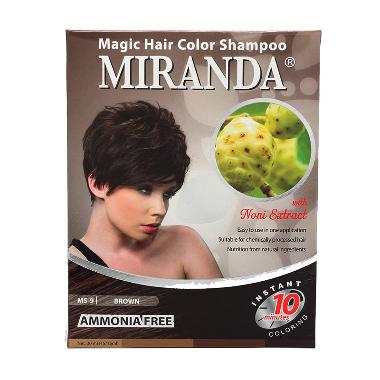 Miranda Magic Hair Color Shampoo - Brown [30 mL]