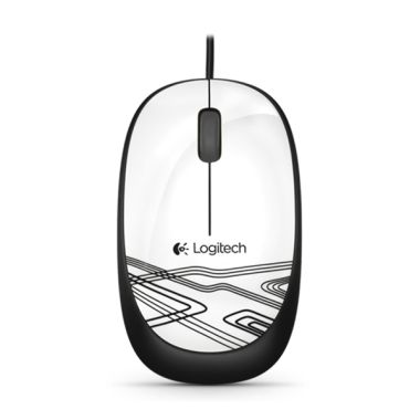 Logitech M105 HD White Optical Mous ...