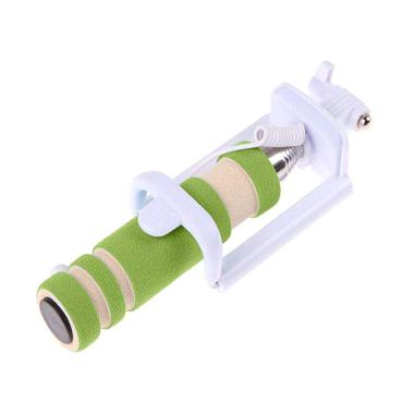 Tongsis Kabel Mini Lipat Monopod - Hijau