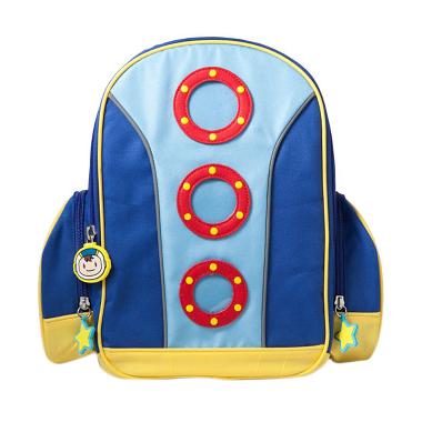 Moosca Kids Rocket Backpack Tas Ransel Anak - Mazarine Blue