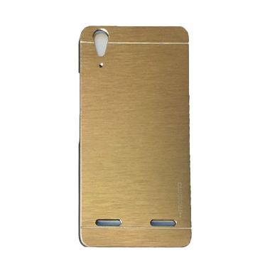 Motomo Hardcase Casing for Lenovo A6000 - Gold